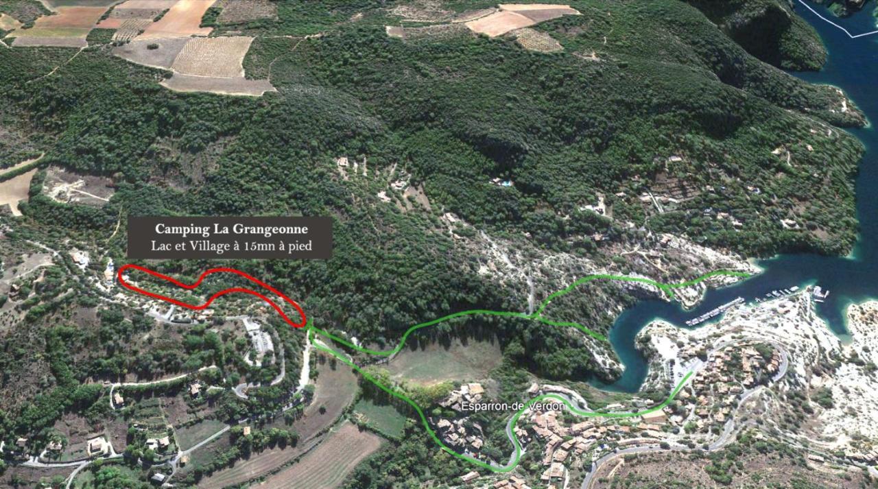 Camping La Grangeonne Esparron-de-Verdon Kültér fotó